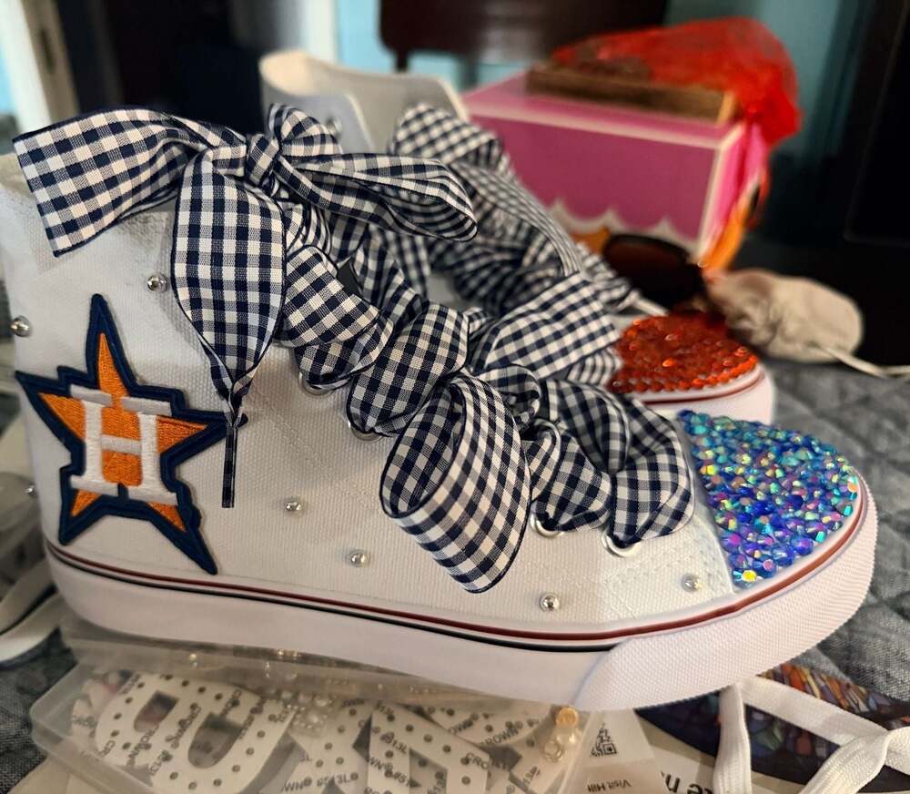 Custom Houston Astros High-Top sneakers